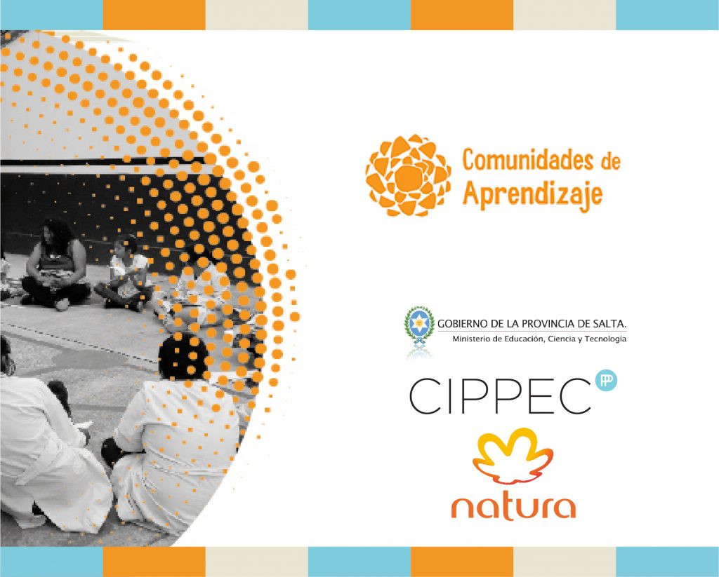 Flyer "Comunidad de Aprendizaje" - CIPPEC y Natura